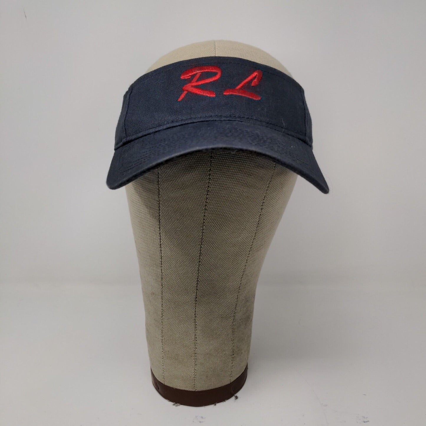 Augusta Sportswear Adult Size RL Embroidered Blue Strapback Visor Hat