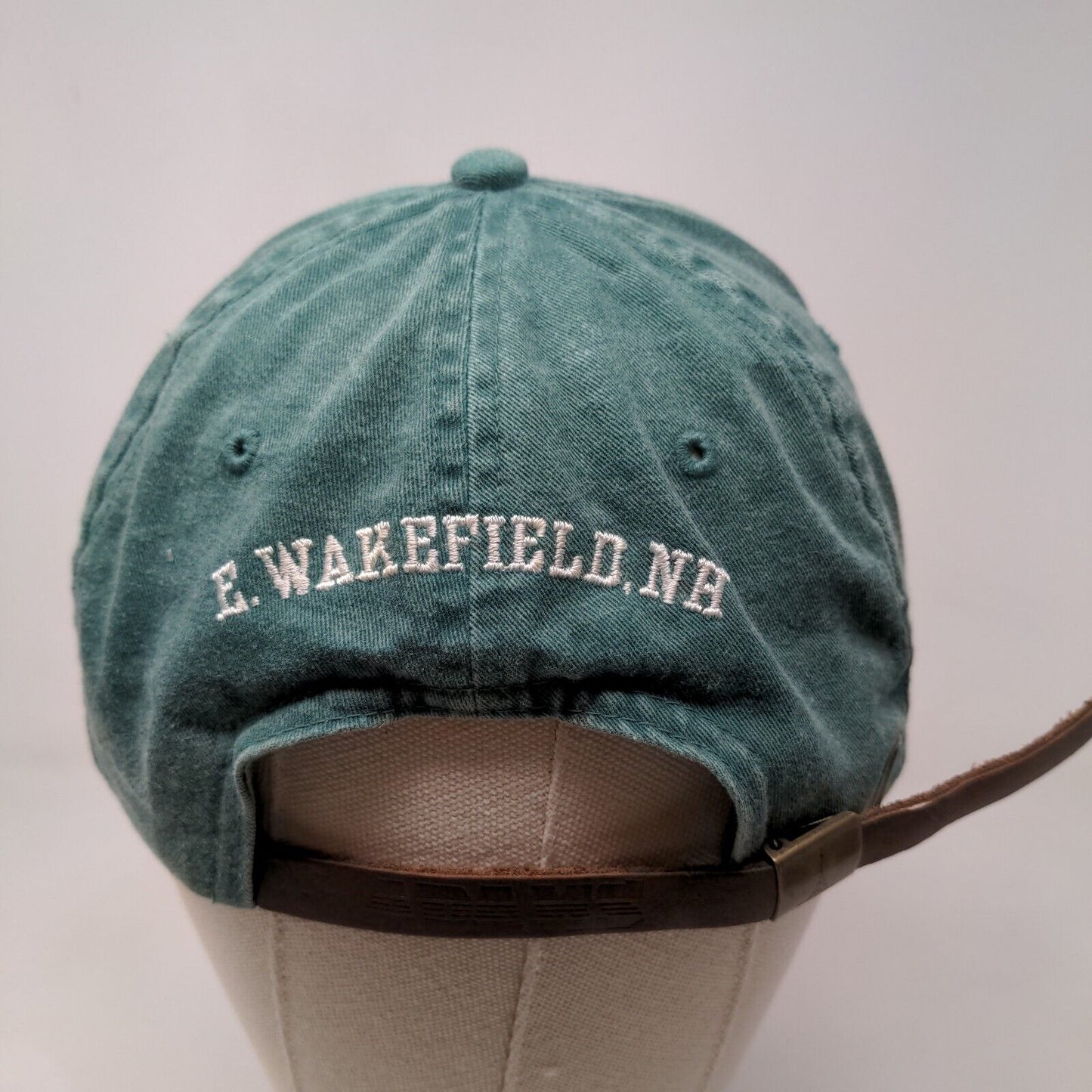 Adams Men's Slideback Hat Blue Green Adjustable Coo Coo's Nest Wakefield NH