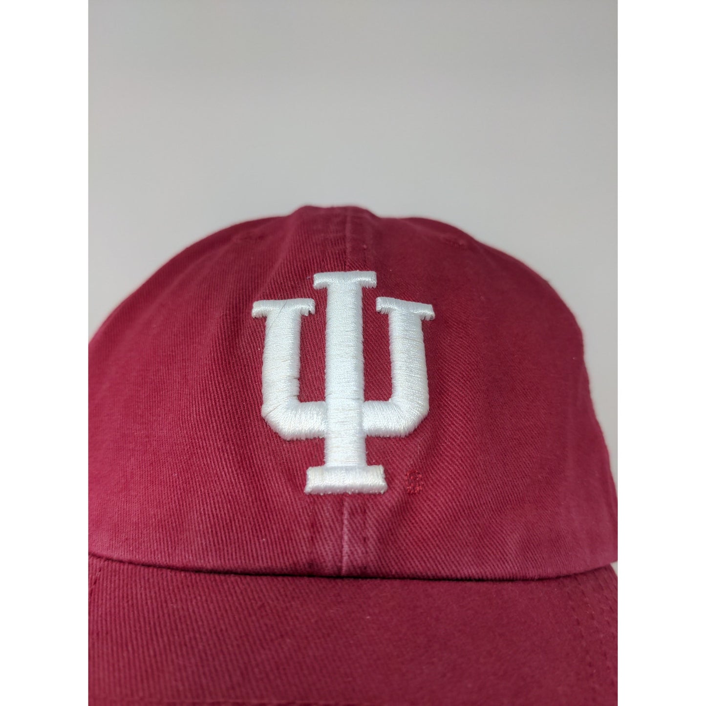 47 Brand IU Indiana University Hat OSFA Slideback Red Embroidered Logo