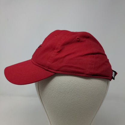 Nike Boys Toddler Strapback Hat Red Adjustable Embroidered Swoosh Logo