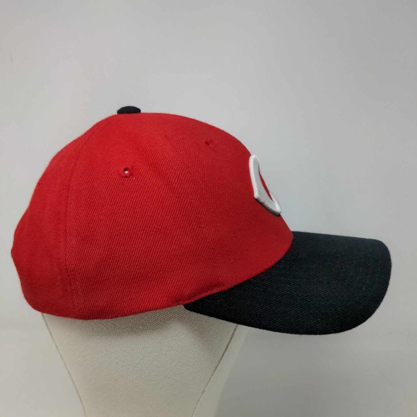 Puma Men's Snapback Hat Red Black OSFA Embroidered Cincinnati Reds Logo