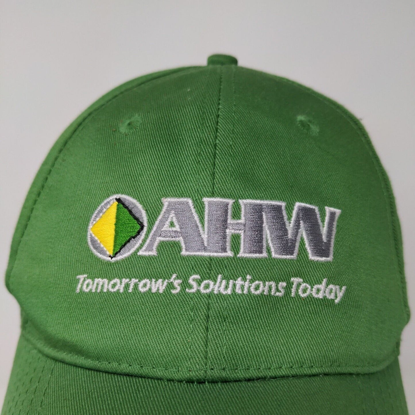 John Deere AHW Snapback Hat Green OSFA Embroidered Spell Out Logo