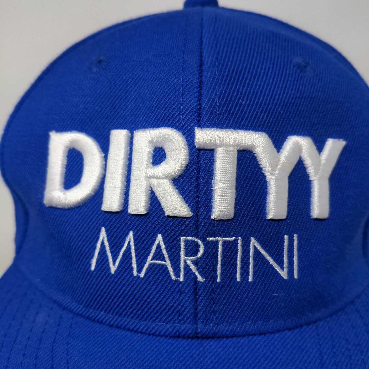 Skyy Vodka Men's Snapback Hat Blue Adjustable Embroidered Dirty Martini Logo