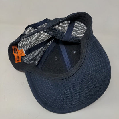 CornerStone Men's Snapback Mesh Back Hat Blue Adjustable Blank Cotton