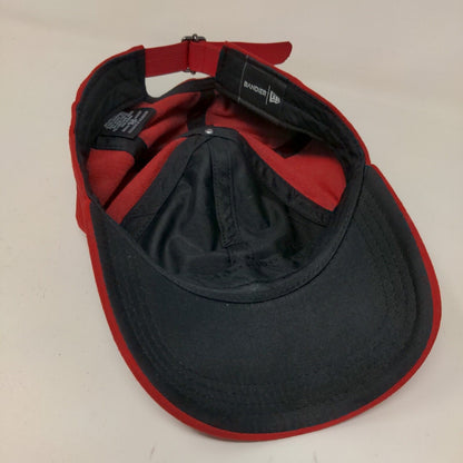 New Era Bandier Men's Slideback Hat Red Adjustable Blank Embroidered Logo