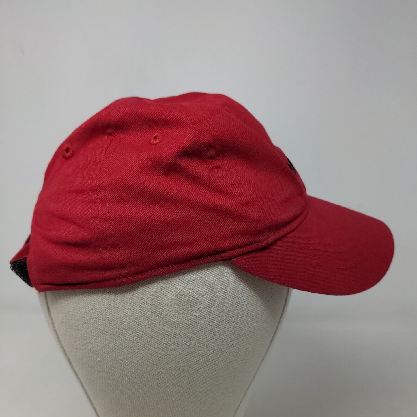 Nike Boys Toddler Strapback Hat Red Adjustable Embroidered Swoosh Logo