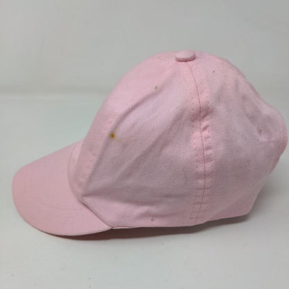 Unbranded Girl's Strapback Hat Pink Size Infant 6-18 months Baby Butterfly