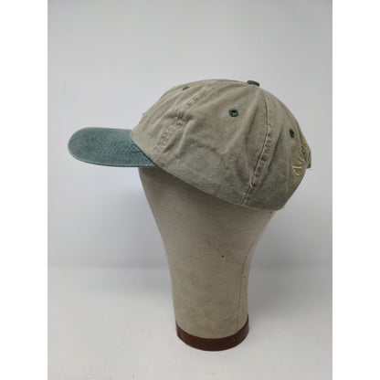 Australian Golf Strapback Hat Brown & Green Embroidered Koala Logo Spell Out