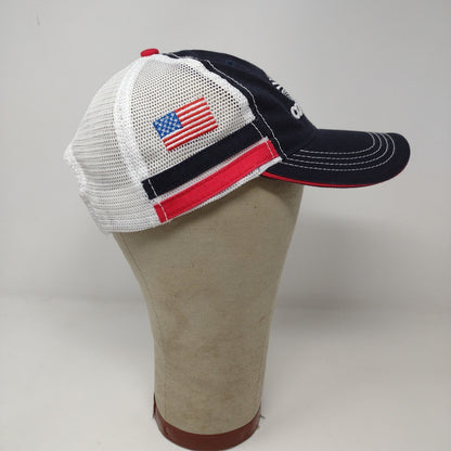 CountryMark Co-Alliance Mesh Back Snapback Hat Black White Embroidered Logo OSFA