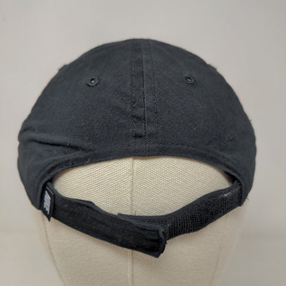 Nike Toddler Strapback Hat Black 100% Cotton Swoosh Logo Embroidered