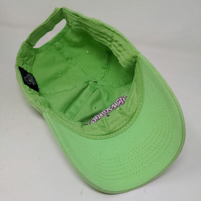 JHats Women's Strapback Hat Green Adjustable Embroidered Bermuda Logo Floral