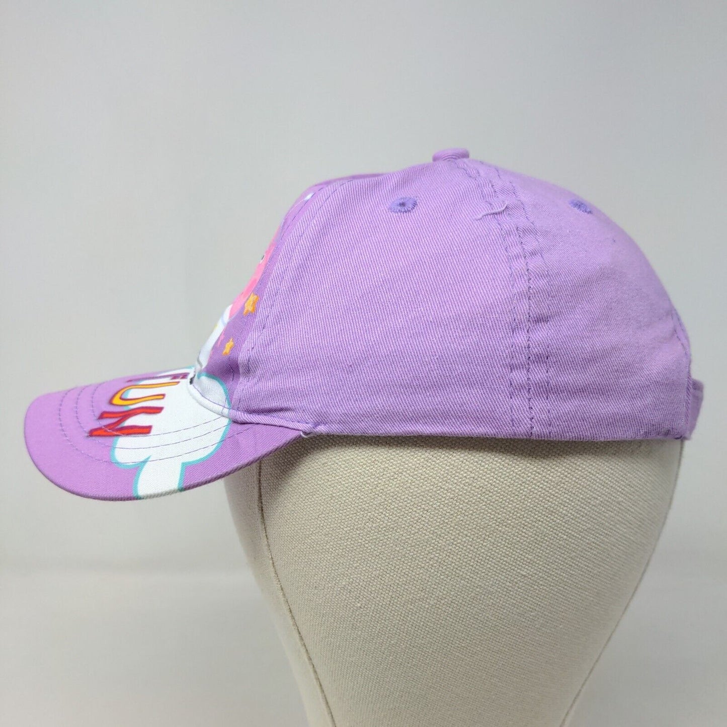 Peppa Pig Girls Strapback Hat Purple Size OS Big Space Astronaut Logo