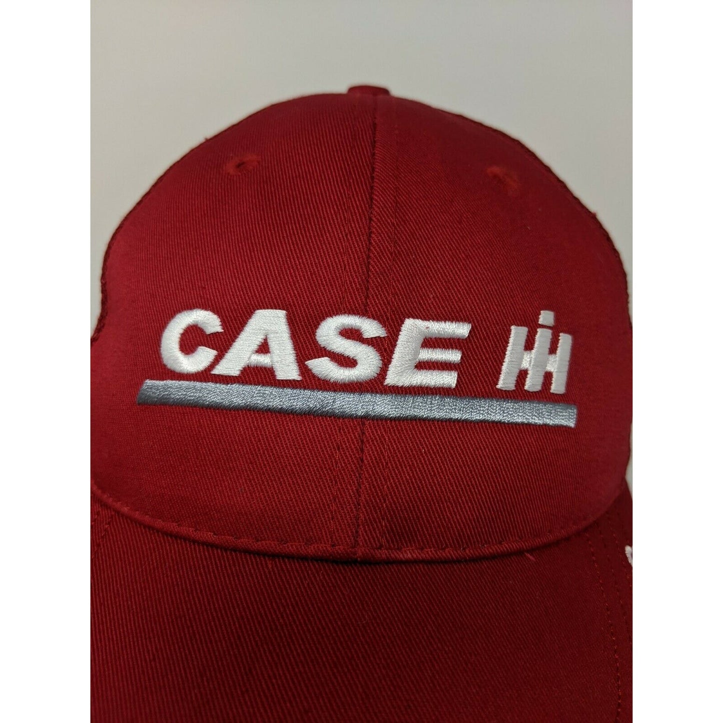 Case International Harvester IH Koenig Baseball Hat Cap Snapback Meshback Red