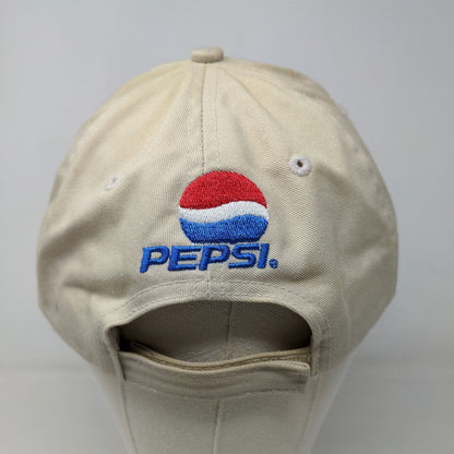 Louisville Bats Men's Strapback Hat Tan Adjustable Embroidered Pepsi Logo