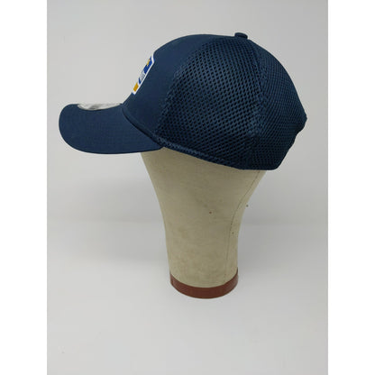 New Era 9Forty Snapback Mesh Back Hat OSFM Adjustable E.F. Transit Blue