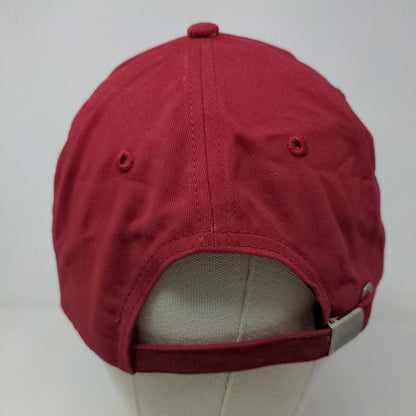 Sherry Resortwear Men's Slideback Hat Red Adjustable Embroidered Grandpa Logo