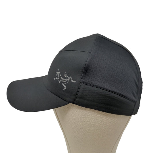 Arc'Teryx Men's Slideback Hat Black Size S-M Graphic Logo 100% Polyester