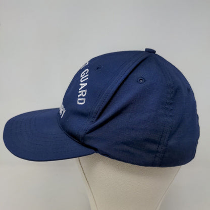 U.S. Coat Guard Auxiliary Mens Strapback Hat Blue Size L 7 1/4 - 7 1/2 Unionwear