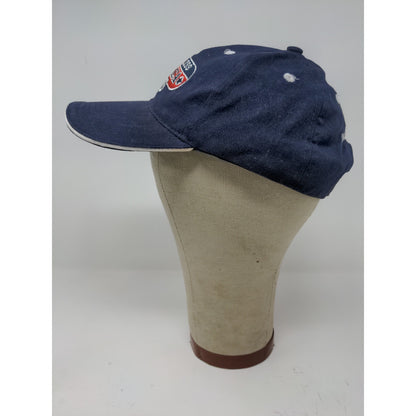 Crossroads God Bless America In God We Trust Patriotic Slideback Hat OSFA Blue