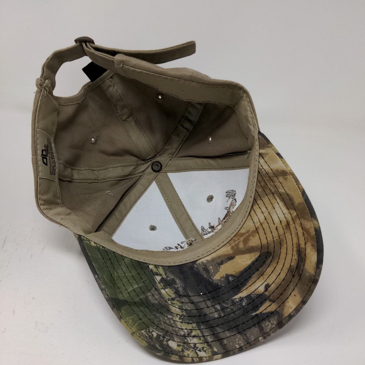 OC Men's Camo Hat Brown Green OSFM The Land Deer Embroidered Logo