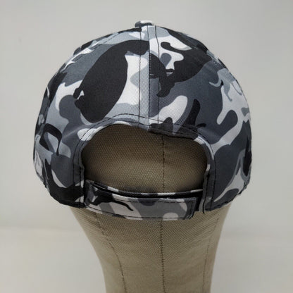 Cat Lady Sox Women's Strapback Hat Gray Navy Camo Adjustable