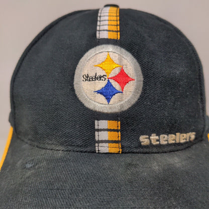 Logo Athletic NFL Pittsburgh Steelers Slideback Hat Black OSFA Embroidered