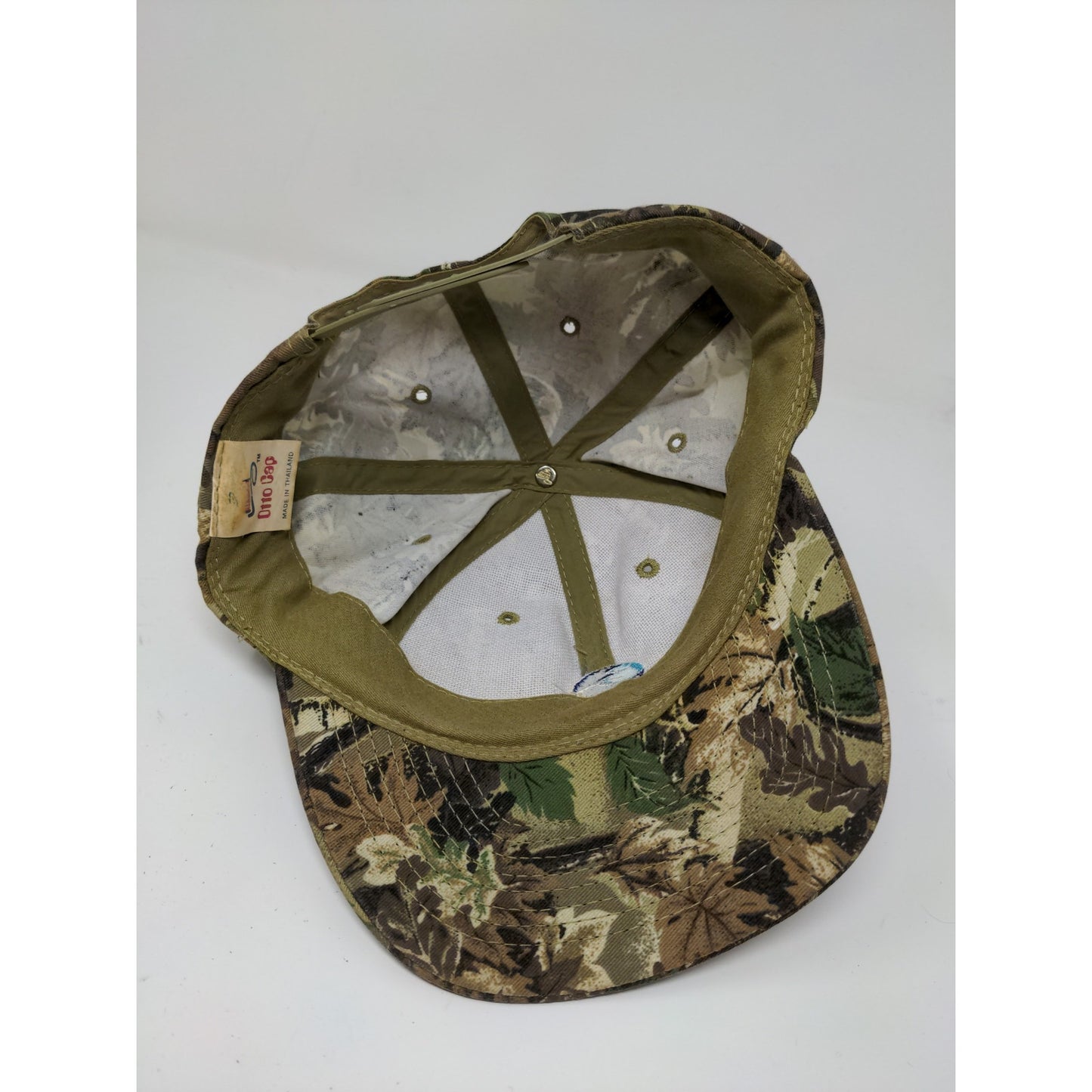 Betz Dearborn Camo Snapback Hat Embroidered Logo Green Brown