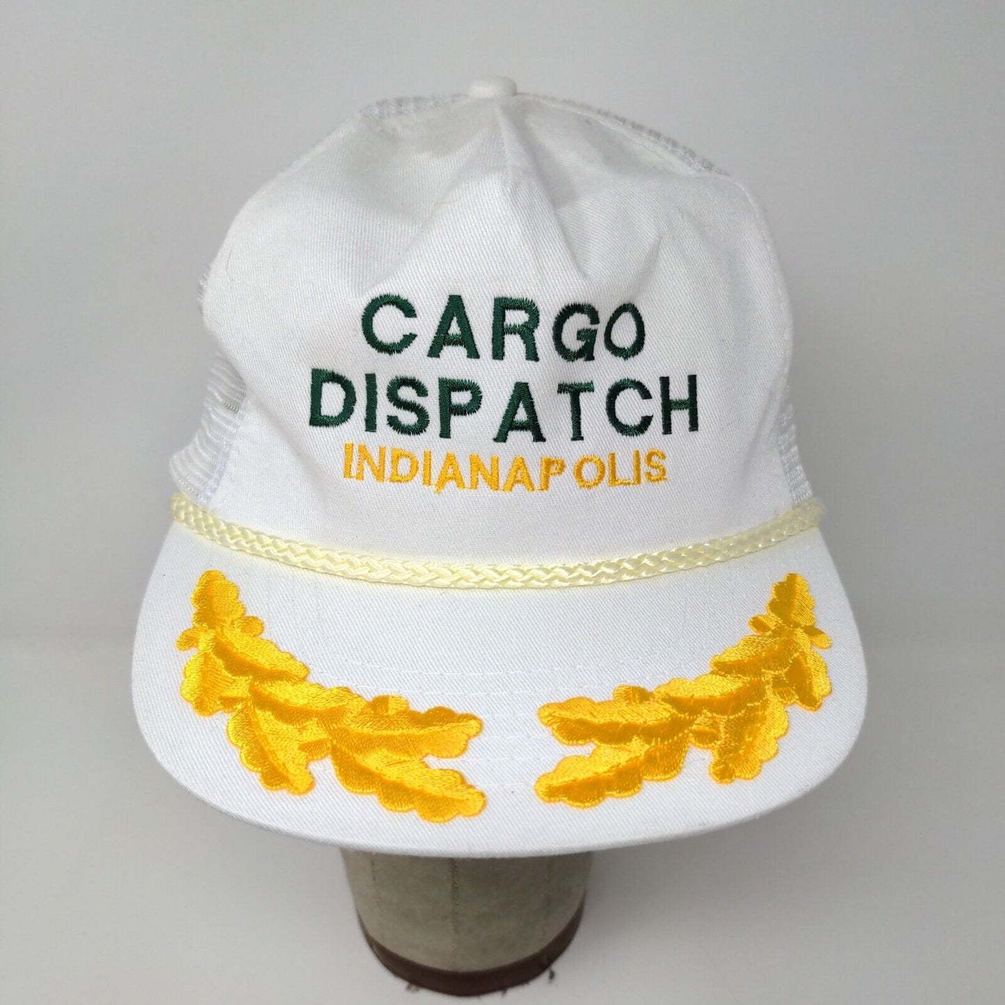 Indianapolis Cargo Dispatch Hat Scrambled Eggs White Snapback