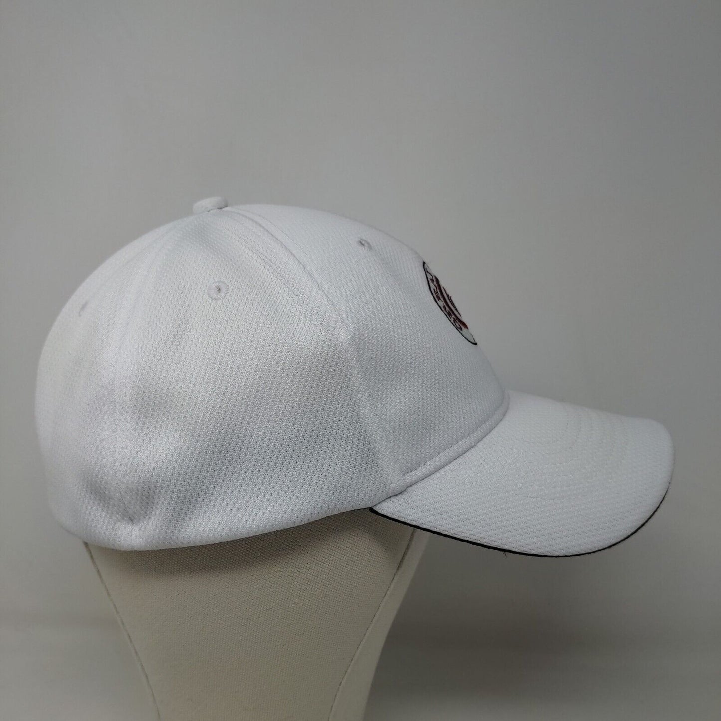 Nike Gold Men's Fitted Hat White Size L-XL Embroidered Great Lakes 1890 Logo