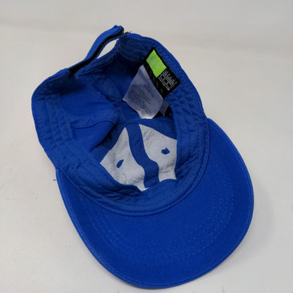 Nike Baby Infant Strapback Hat Blue Embroidered Swoosh Logo Cotton