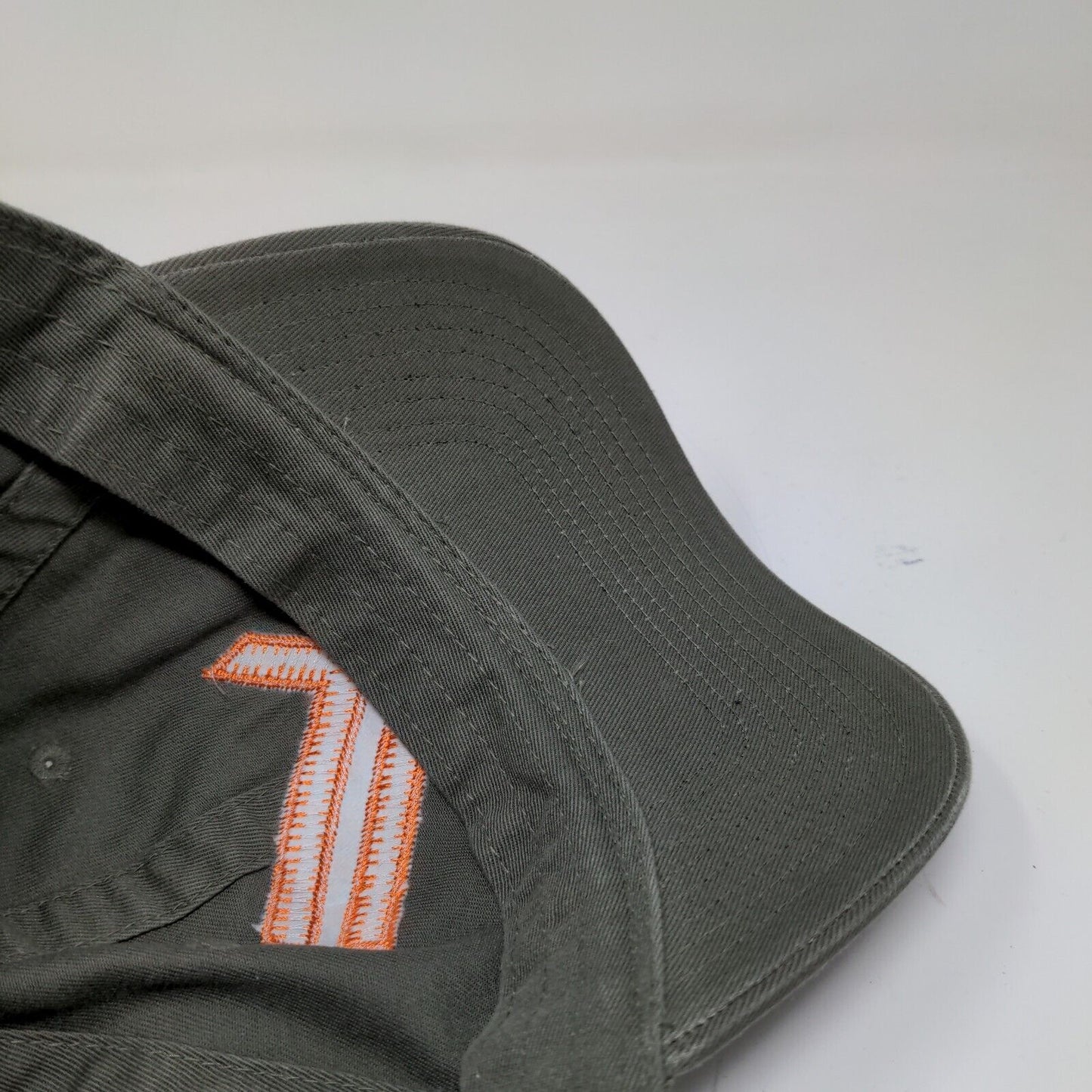 William Rast Racing Men's Slideback Hat Gray Adjustable Embroidered Logo