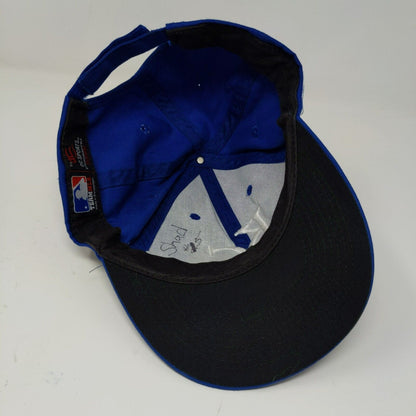 MLB Kansas City Royals OC Sports Blue Adjustable Strapback Cap Hat OSFM Logo