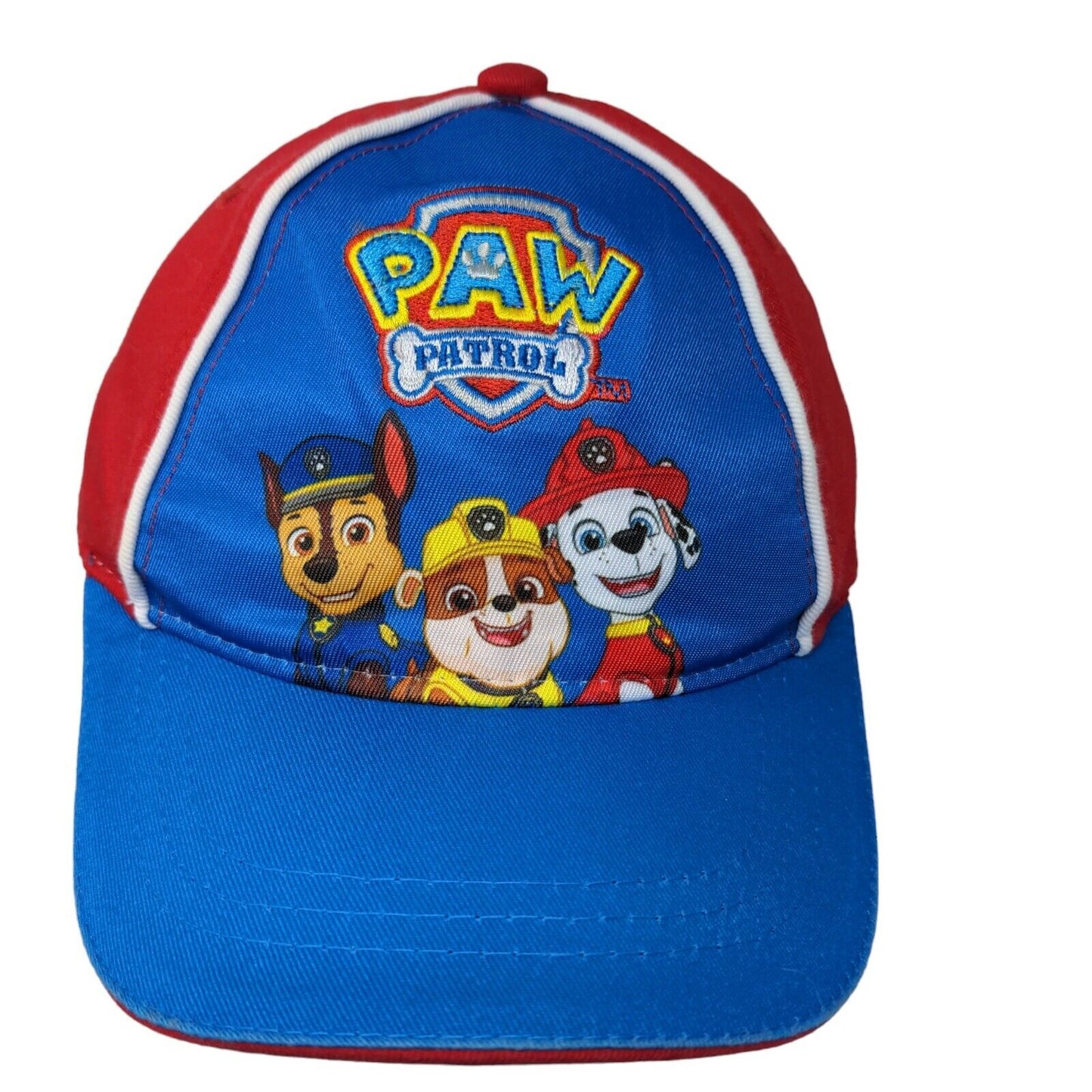 Nickelodeon Boy's Strapback Hat Multicolor OSFM Paw Patrol Graphic Logo