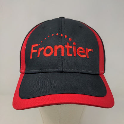 WearGuard Men's Strapback Hat Black OSFA Embroidered Frontier Internet Logo