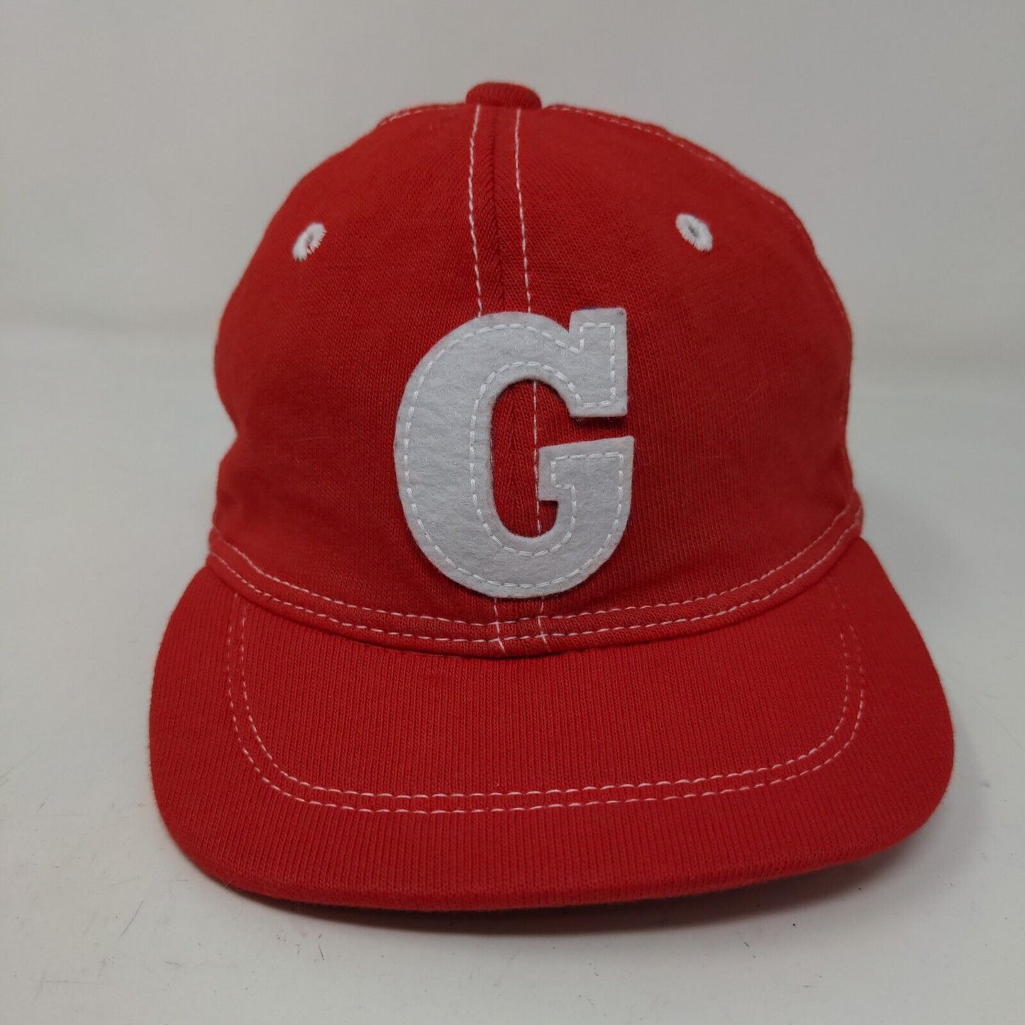 BabyGap Boy's Stretchy Hat Red Size 18-24 Months G Patch Logo 100% Cotton