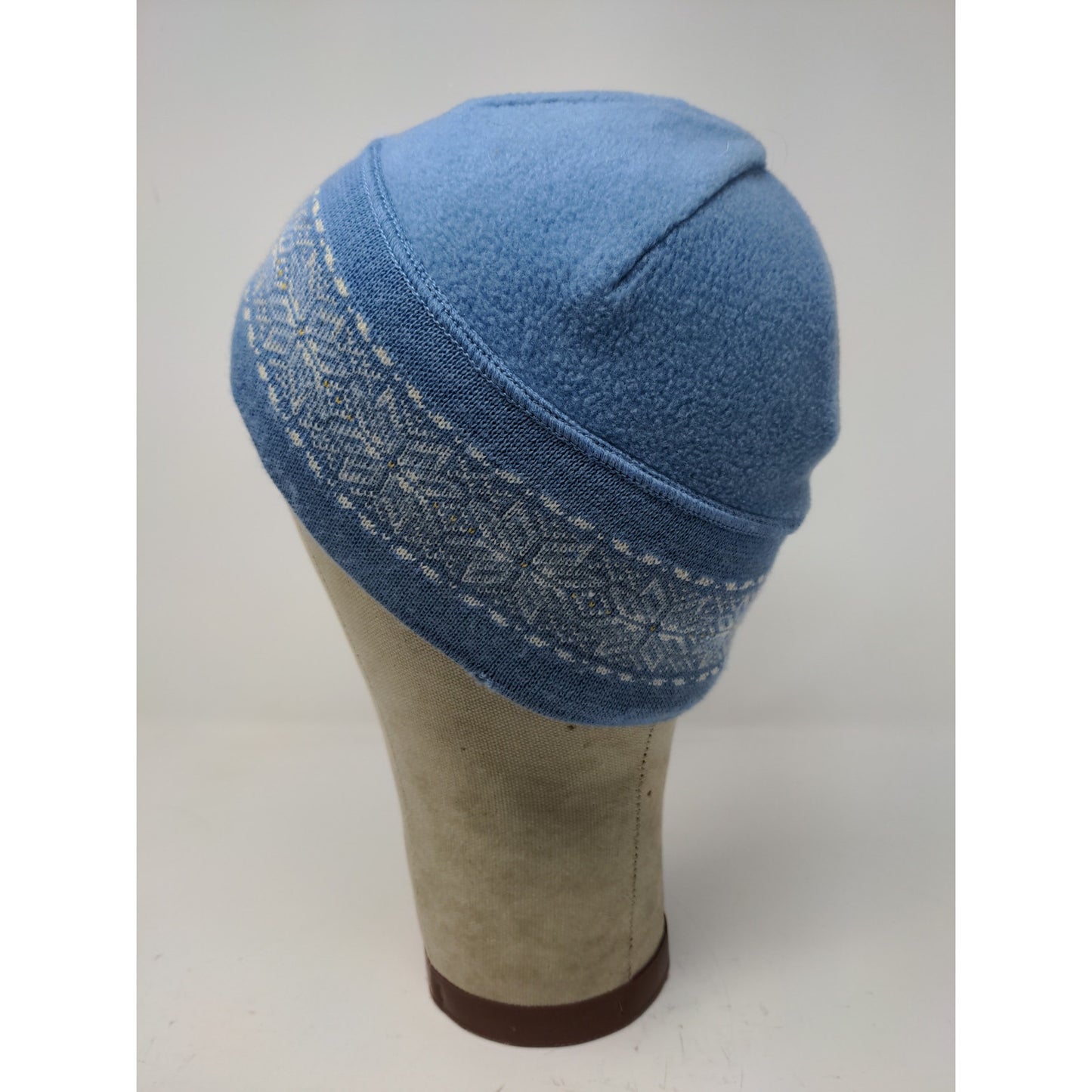 Columbia Sportswear Winter Snowflake Beanie Hat Patch Logo OSFA Blue