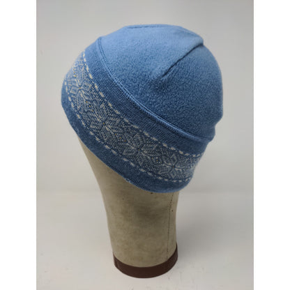 Columbia Sportswear Winter Snowflake Beanie Hat Patch Logo OSFA Blue