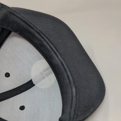 Brixton Men's Snapback Hat Black Adjustable Embroidered Big Logo