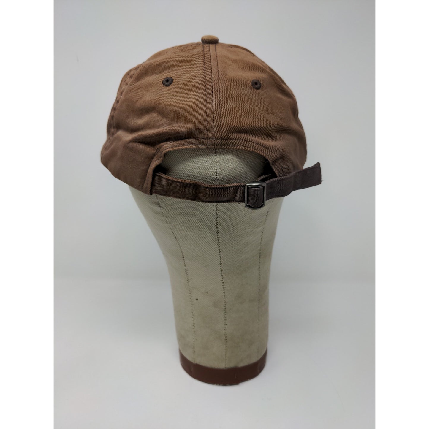 Alltel Slideback Hat Adjustable Brown Embroidered Logo Distressed