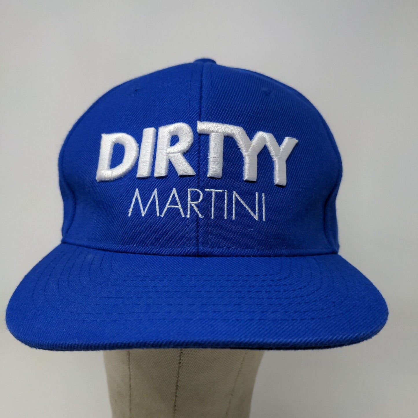 Skyy Vodka Men's Snapback Hat Blue Adjustable Embroidered Dirty Martini Logo