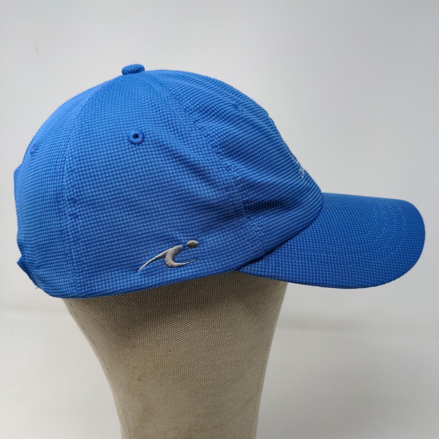 TPC Deere Run Men's Strapback Hat Blue Size OS Embroidered Logo