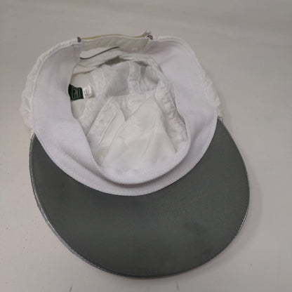 L.L. Bean Womens Strapback Hat White OSFA Floral Pattern 100% Polyester