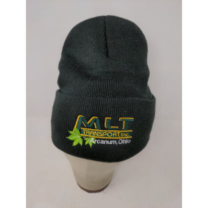 MLT Transport Ohio Beanie Trucking Hat Black Embroidered Spell Out Port & Co