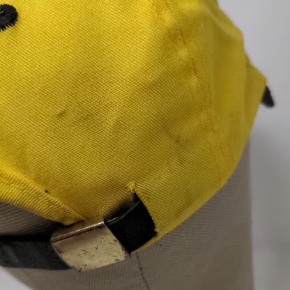 Pennzoil Racing Men's Slideback Hat Yellow Black Signed Autographed Vintage USA