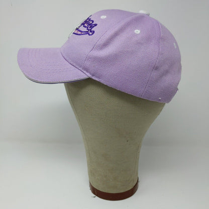 Purple LAS VEGAS baseball cap hat with Silver Star Embroidered Adjustable