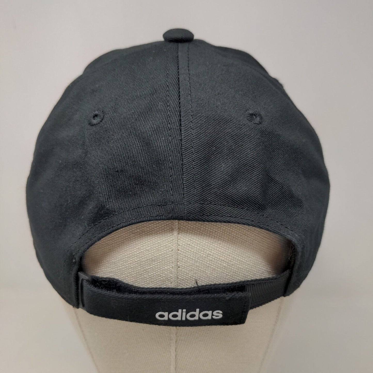 Adidas Men's Aeroready Strapback Hat Black Adjustable 100% Cotton Embroidered