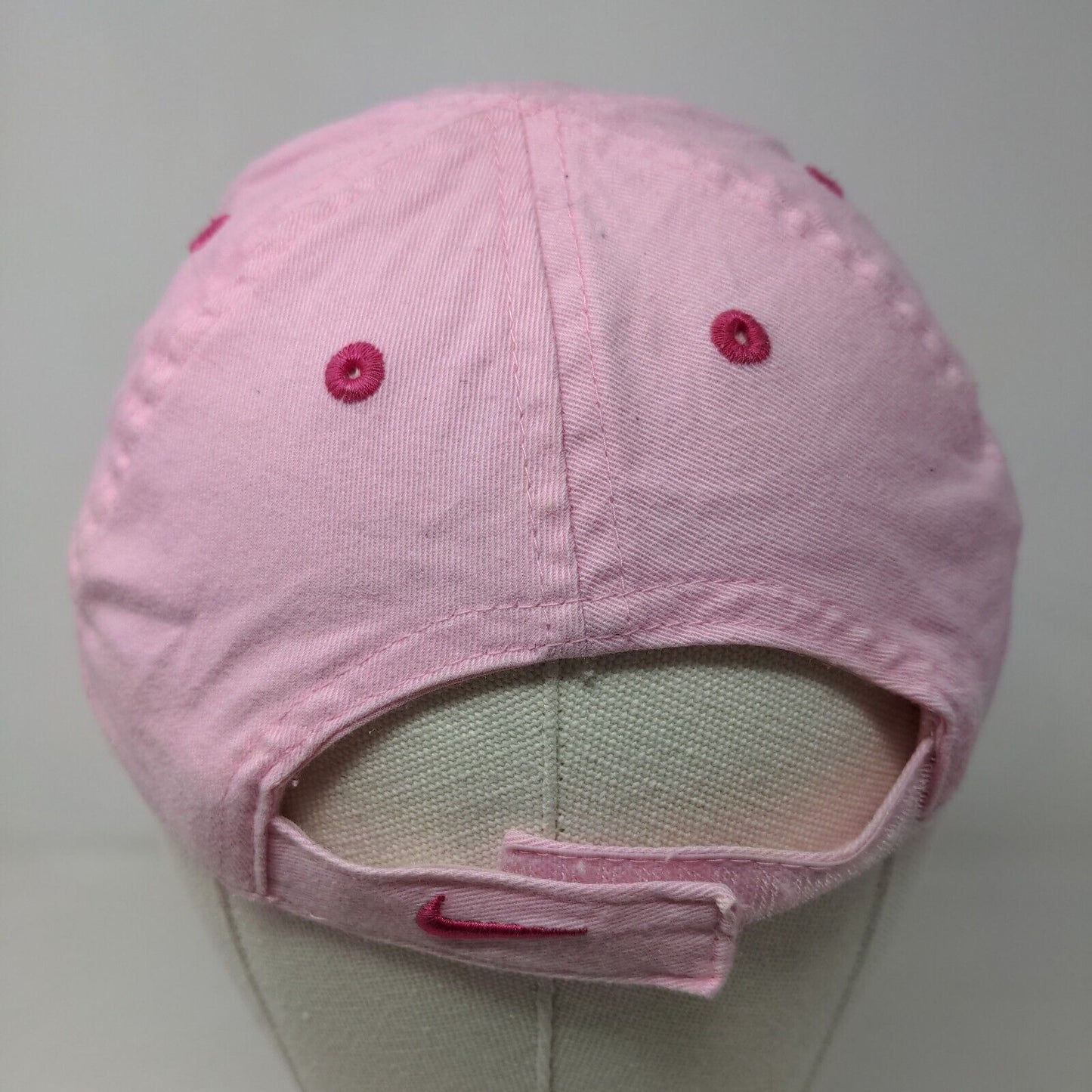 Nike Girl's Toddler Strapback Hat Pink Adjustable Embroidered Swoosh Logo