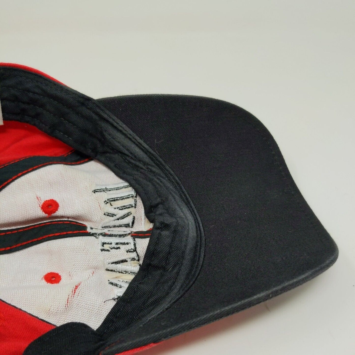 Stylemaster Strapback Hat Jim Beam Racing Red Black OSFA Embroidered Logo #7