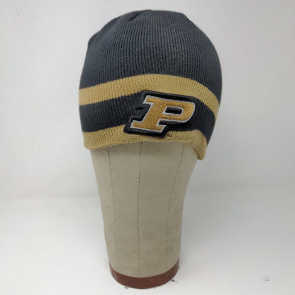NCAA Purdue University Boilermakers Signatures Black Gold Winter Beanie One Size