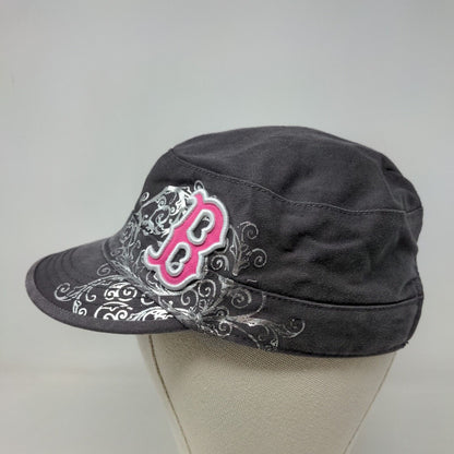 '47 Brand Women's Slideback Hat Gray Embroidered Boston Red Sox Logo